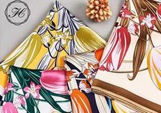 Wysokiej jakości Custom Design Satin Silk Scarf Pashmina Ladies Szalik